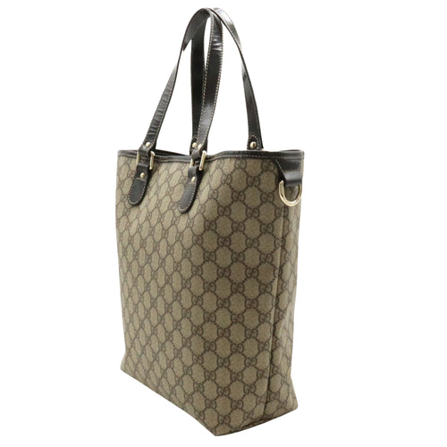 Gucci Gg Canvas Beige Canvas Tote Bag (Pre-Owned)