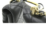 Chanel Coco Handle Black Leather Shoulder Bag (Pre-Owned)