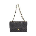 Chanel Timeless Black Leather Shoulder Bag (Pre-Owned)