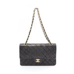 Chanel Timeless Black Leather Shoulder Bag (Pre-Owned)