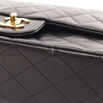 Chanel Timeless Black Leather Shoulder Bag (Pre-Owned)