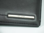 Salvatore Ferragamo Black Leather Wallet  (Pre-Owned)