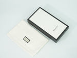 Gucci Zip Around Black Leather Wallet  (Pre-Owned)