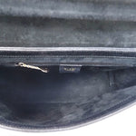 Gucci Bamboo Black Leather Handbag (Pre-Owned)