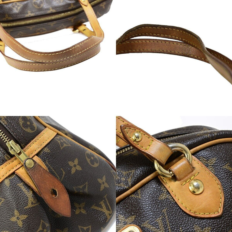 Louis Vuitton Montorgueil Brown Canvas Shoulder Bag (Pre-Owned)