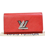 Louis Vuitton Twist Red Leather Wallet  (Pre-Owned)