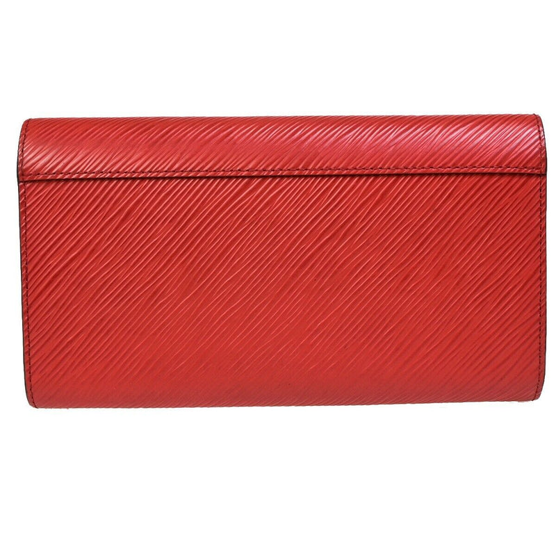 Louis Vuitton Twist Red Leather Wallet  (Pre-Owned)