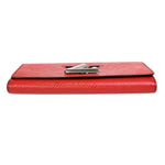 Louis Vuitton Twist Red Leather Wallet  (Pre-Owned)