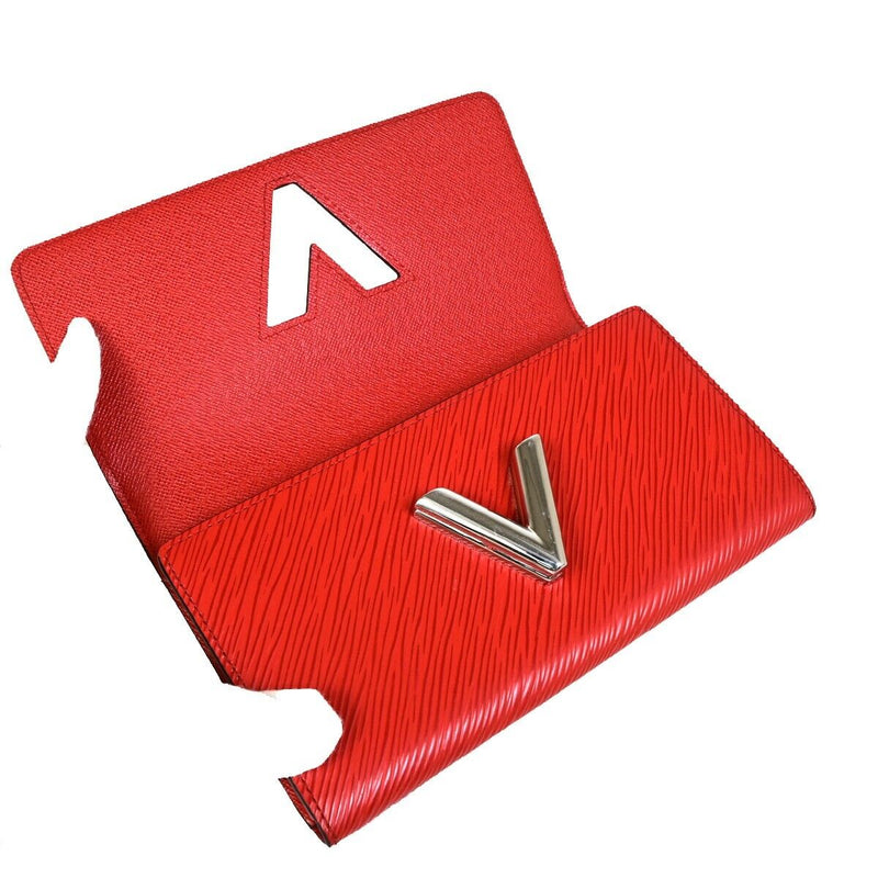 Louis Vuitton Twist Red Leather Wallet  (Pre-Owned)