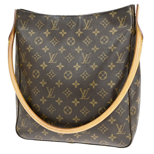 Louis Vuitton Looping Gm Brown Canvas Shoulder Bag (Pre-Owned)