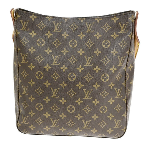 Louis Vuitton Looping Gm Brown Canvas Shoulder Bag (Pre-Owned)