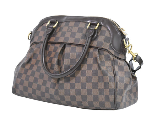 Louis Vuitton Trevi Brown Canvas Handbag (Pre-Owned)