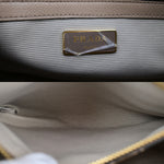 Prada Saffiano Beige Leather Handbag (Pre-Owned)