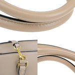 Prada Saffiano Beige Leather Handbag (Pre-Owned)