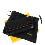 Fendi Double F Black Canvas Wallet  (Pre-Owned)