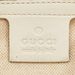 Gucci Craft Beige Canvas Handbag (Pre-Owned)