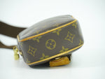 Louis Vuitton Pochette Gange Brown Canvas Clutch Bag (Pre-Owned)