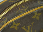 Louis Vuitton Pochette Gange Brown Canvas Clutch Bag (Pre-Owned)