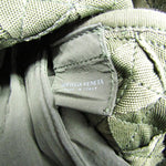 Bottega Veneta Intrecciato Khaki Canvas Backpack Bag (Pre-Owned)