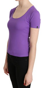 GF Ferre Chic Purple Casual Top for Everyday Women's Elegance