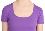 GF Ferre Chic Purple Casual Top for Everyday Women's Elegance