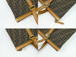 Fendi Zucca Brown Canvas Shopper Bag (Pre-Owned)