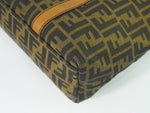 Fendi Zucca Brown Canvas Shopper Bag (Pre-Owned)