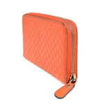 Gucci Micro Guccissima Orange Leather Wallet  (Pre-Owned)