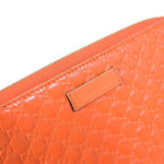 Gucci Micro Guccissima Orange Leather Wallet  (Pre-Owned)