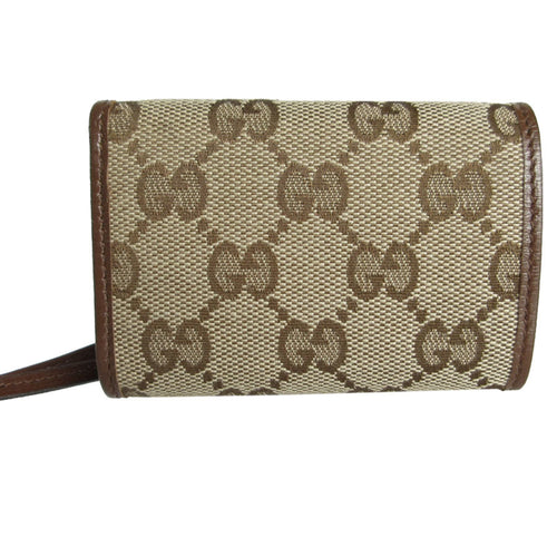 Gucci Gg Canvas Beige Canvas Wallet  (Pre-Owned)