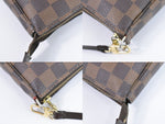 Louis Vuitton Pochette Accessoires Brown Canvas Clutch Bag (Pre-Owned)