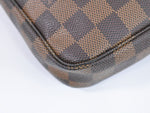 Louis Vuitton Pochette Accessoires Brown Canvas Clutch Bag (Pre-Owned)