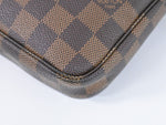 Louis Vuitton Pochette Accessoires Brown Canvas Clutch Bag (Pre-Owned)