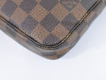 Louis Vuitton Pochette Accessoires Brown Canvas Clutch Bag (Pre-Owned)