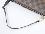 Louis Vuitton Pochette Accessoires Brown Canvas Clutch Bag (Pre-Owned)