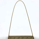 Dior Honeycomb Beige Canvas Shoulder Bag (Pre-Owned)