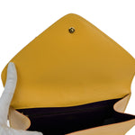 Louis Vuitton Art Déco Yellow Leather Clutch Bag (Pre-Owned)