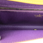 Louis Vuitton Art Déco Yellow Leather Clutch Bag (Pre-Owned)