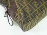 Fendi Zucca Brown Canvas Tote Bag (Pre-Owned)