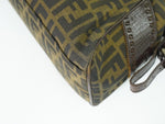 Fendi Zucca Brown Canvas Tote Bag (Pre-Owned)