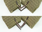 Fendi Zucchino Brown Canvas Handbag (Pre-Owned)