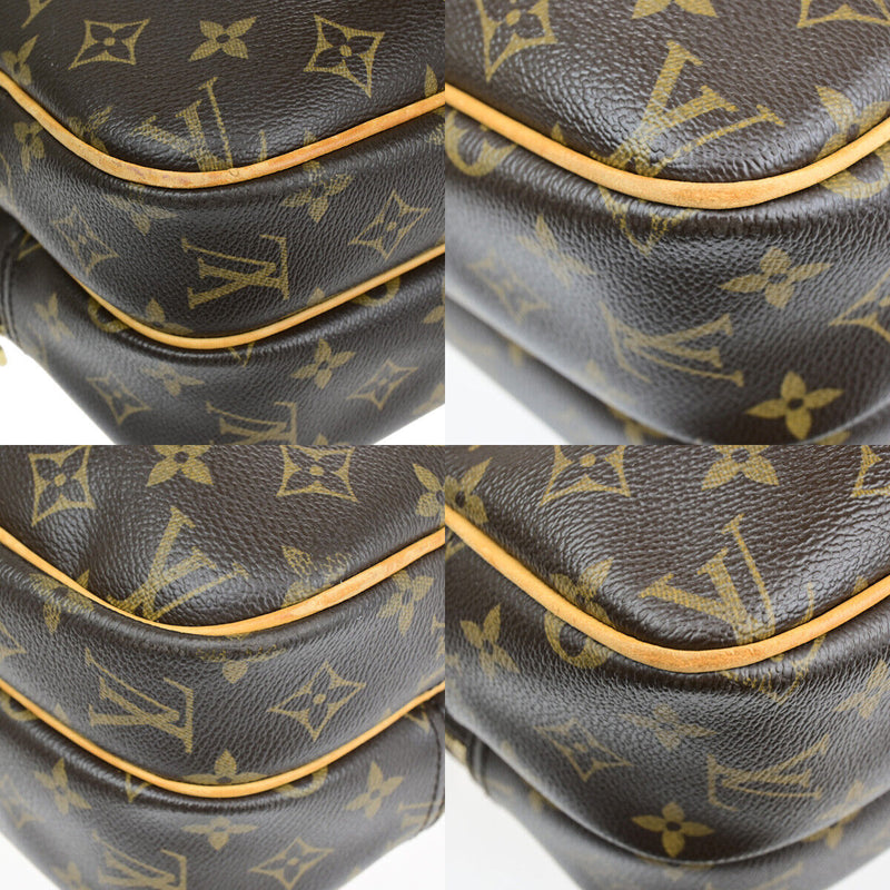 Louis Vuitton Reporter Pm Brown Canvas Shoulder Bag (Pre-Owned)