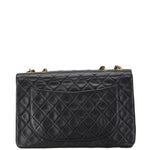 Chanel Jumbo Black Leather Shoulder Bag (Pre-Owned)