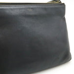 Céline Trio Black Leather Shoulder Bag (Pre-Owned)