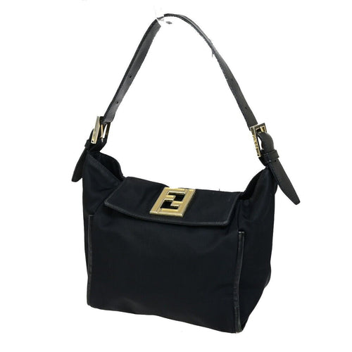 Fendi -- Black Synthetic Shoulder Bag (Pre-Owned)