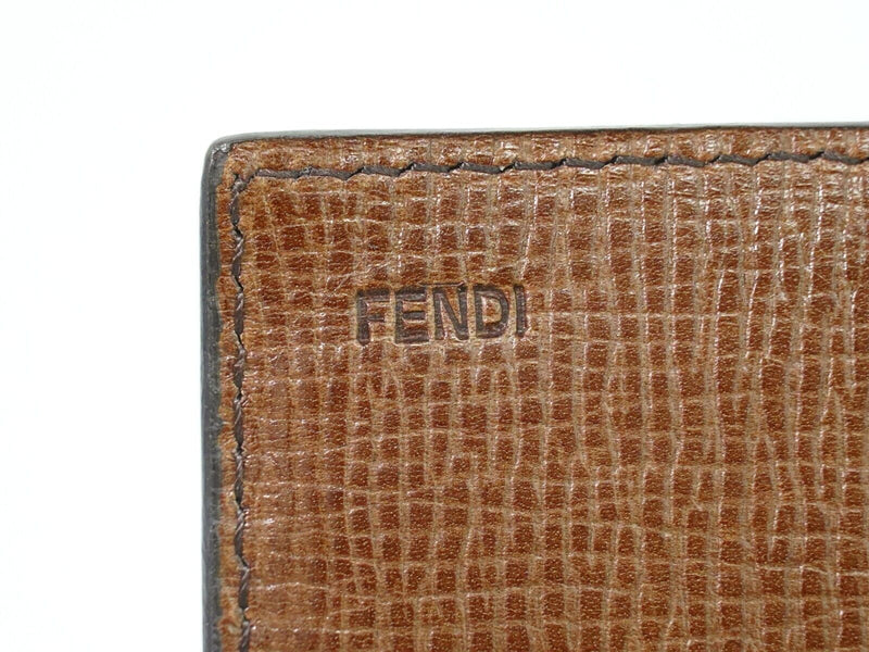 Fendi Brown Canvas Wallet  (Pre-Owned)