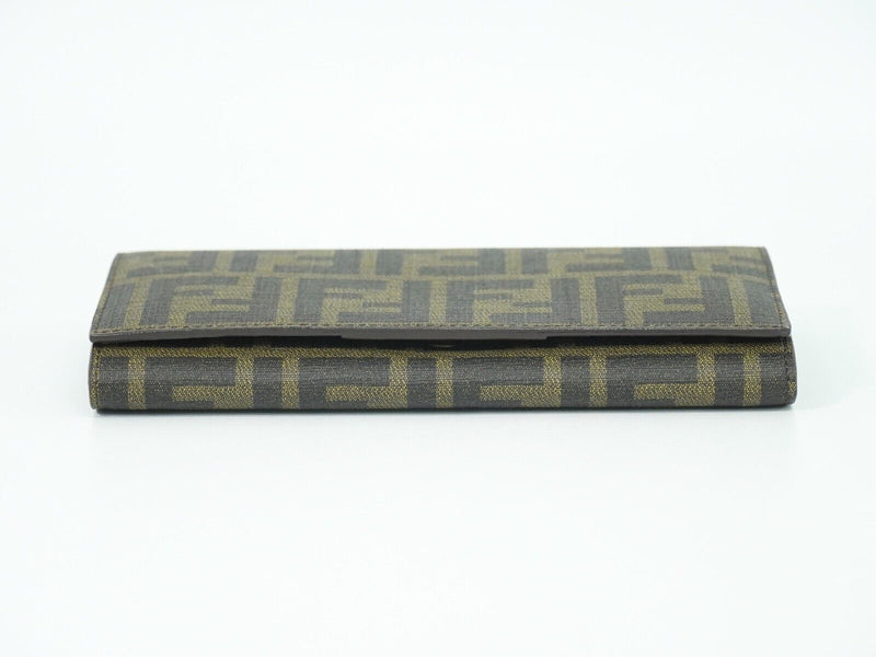 Fendi Brown Canvas Wallet  (Pre-Owned)