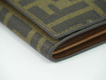 Fendi Brown Canvas Wallet  (Pre-Owned)