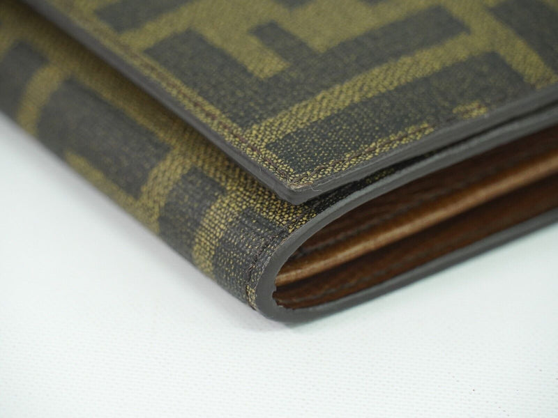 Fendi Brown Canvas Wallet  (Pre-Owned)