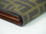 Fendi Brown Canvas Wallet  (Pre-Owned)